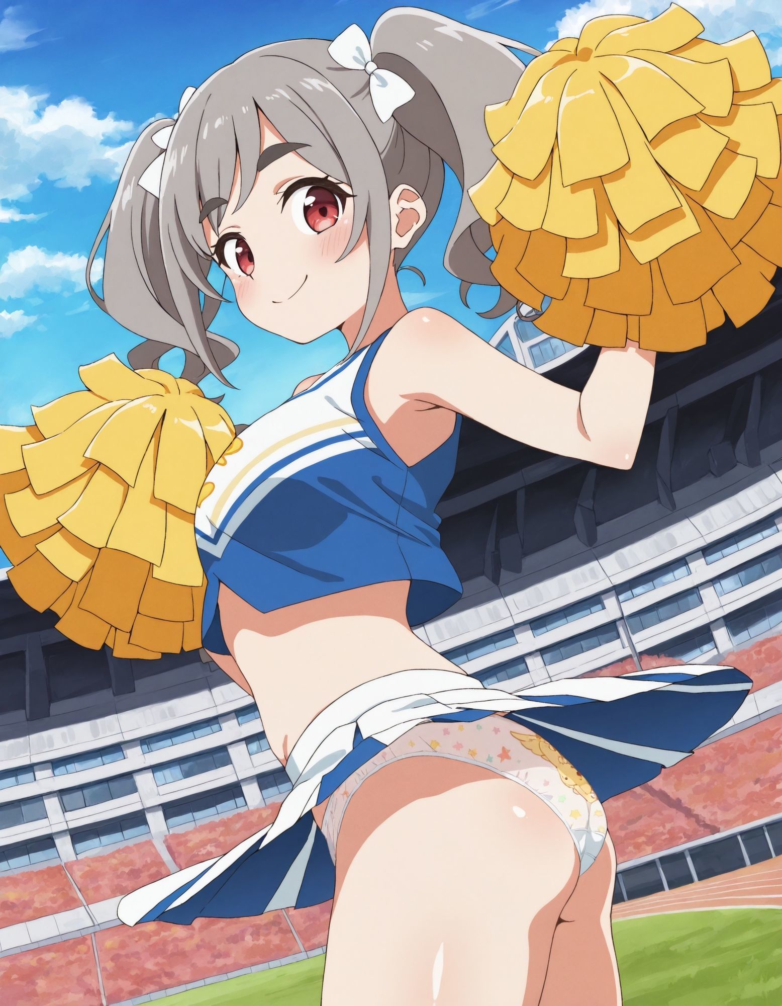 霧〇アンのパンチラ〜チアガール編〜 - サンプル画像 1