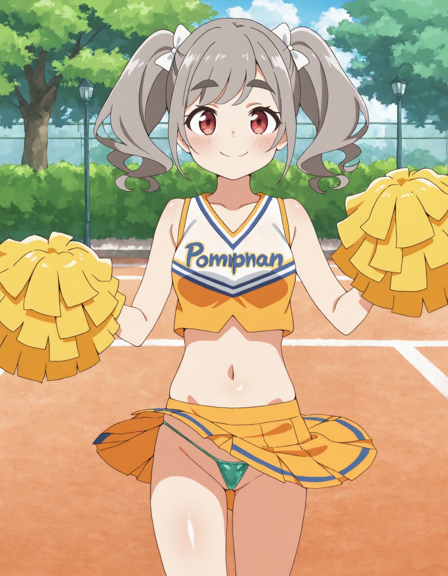 霧〇アンのパンチラ〜チアガール編〜 - サンプル画像 3