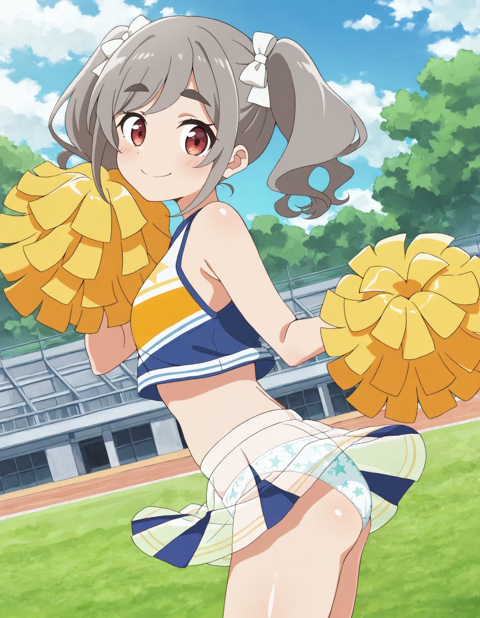 霧〇アンのパンチラ〜チアガール編〜 - サンプル画像 4