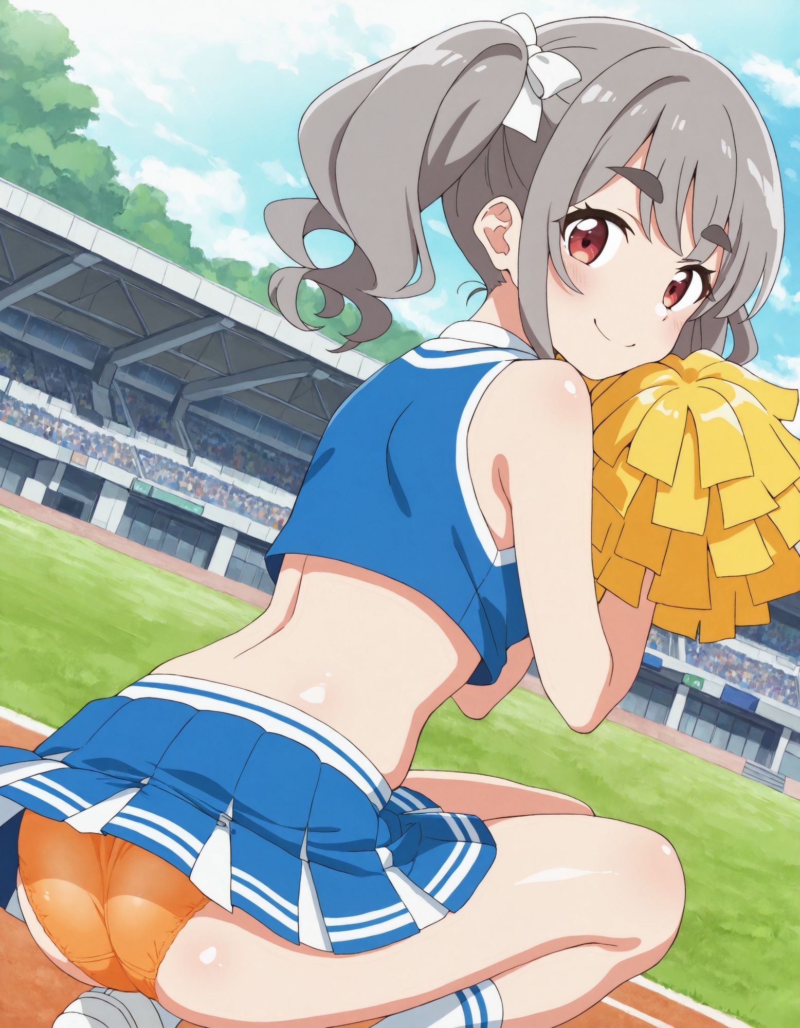 霧〇アンのパンチラ〜チアガール編〜 - サンプル画像 5