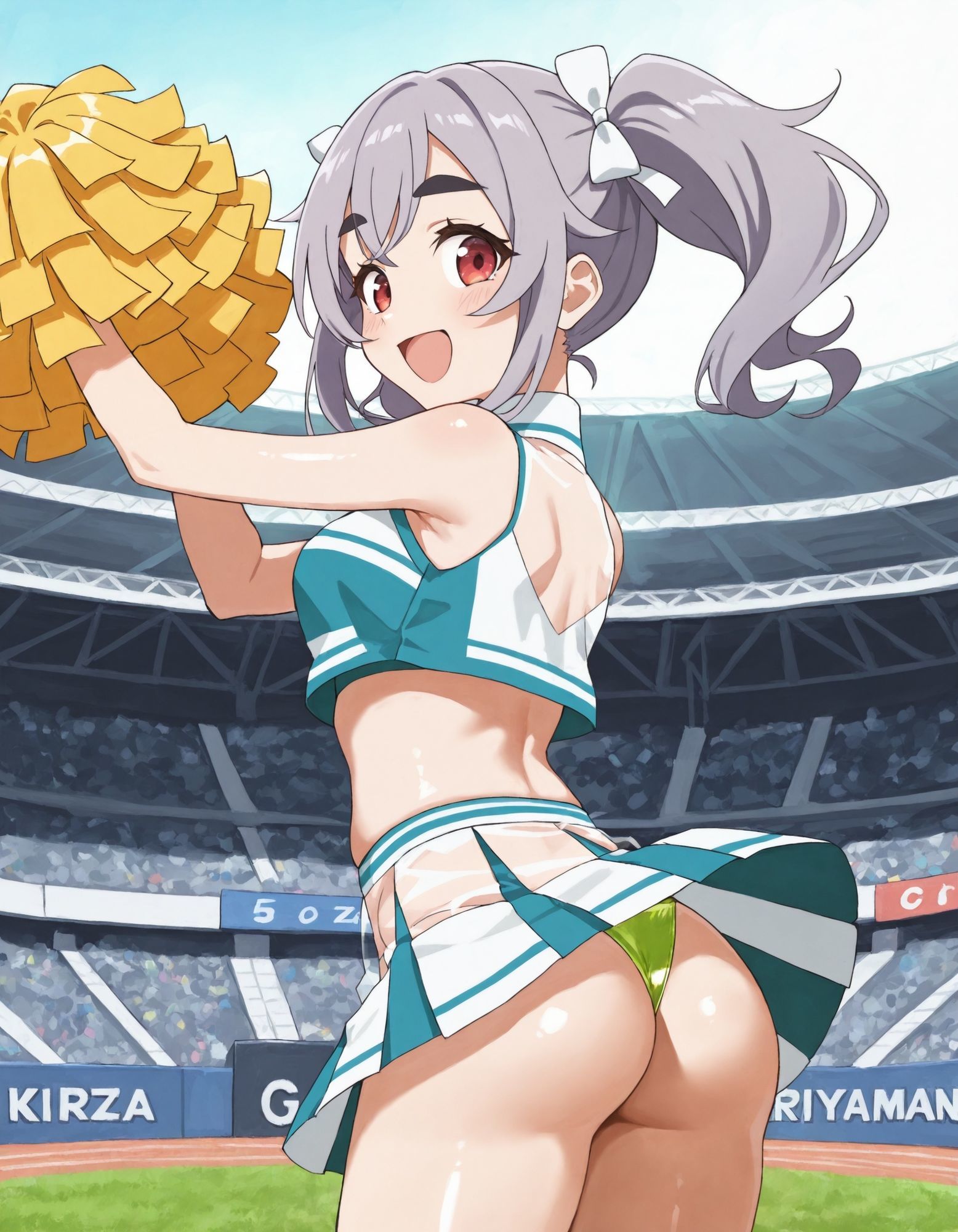 霧〇アンのパンチラ〜チアガール編〜 - サンプル画像 6