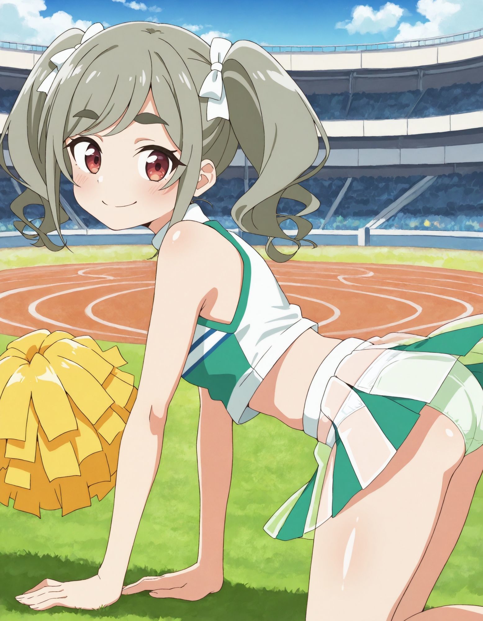 霧〇アンのパンチラ〜チアガール編〜 - サンプル画像 7