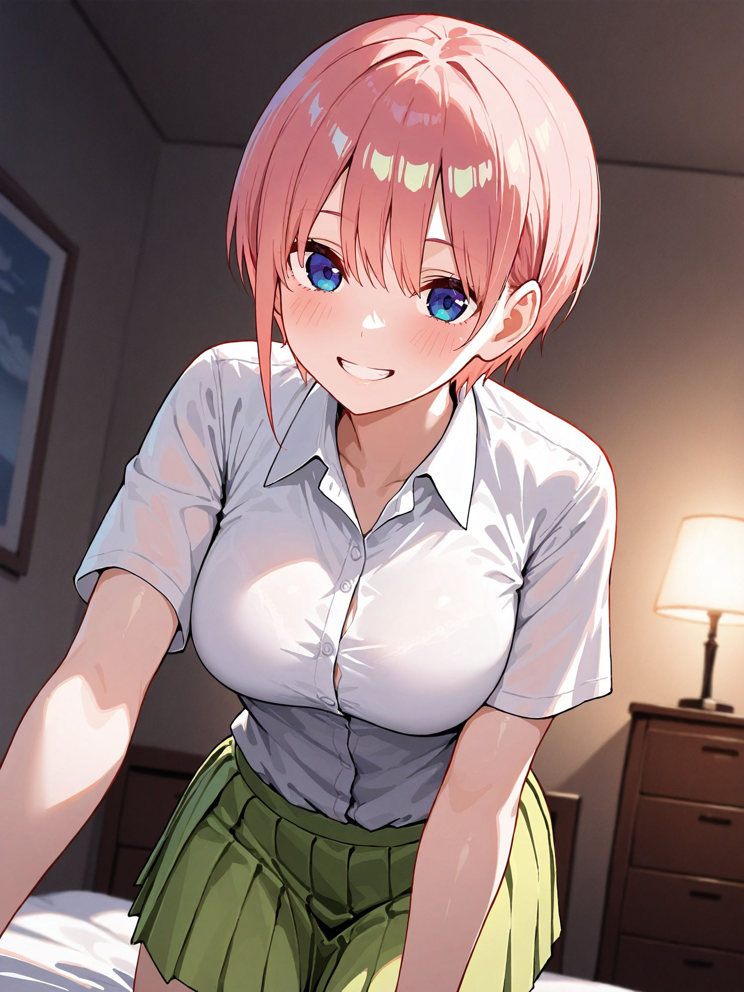 ヒロイン即えっち 中●一花 制服編 - サンプル画像 1