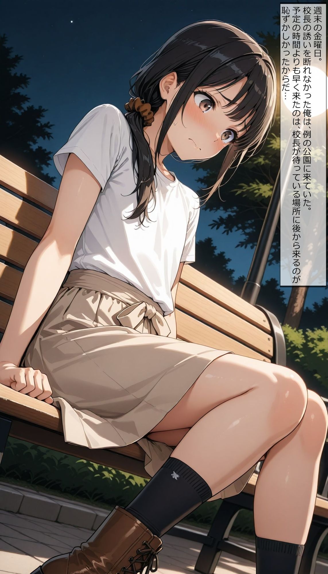 【女装】彩花の場合02 口でされるなんて… - サンプル画像 1