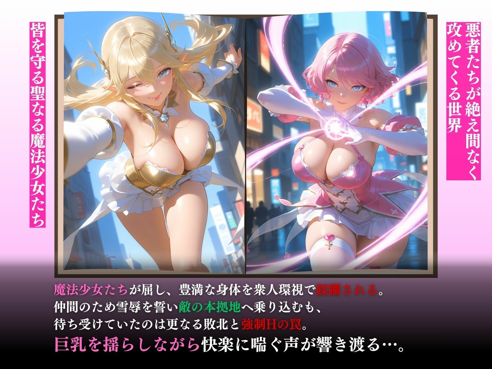 敗北魔法少女〜揺れる豊満果実〜 - サンプル画像 1
