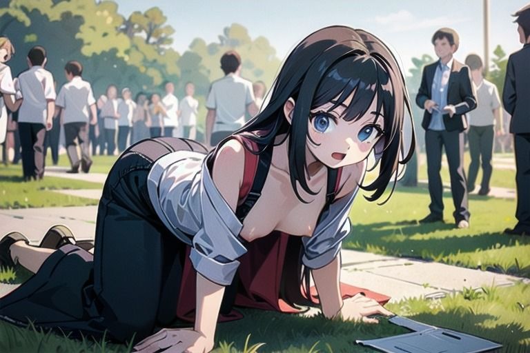 最新のトレンドはおっぱいまるだし？！和風ファッションな女の子達！2 - サンプル画像 3