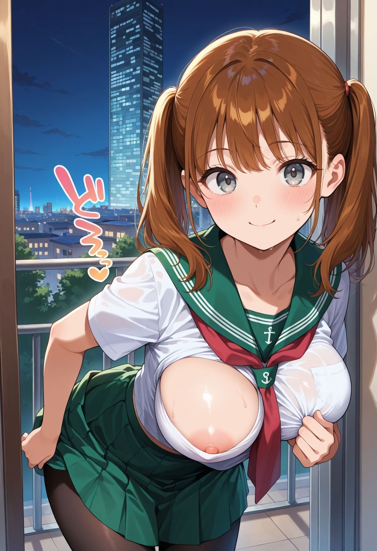 かわいいビッチ  キモおじたちが  ももいろ制服に騙された - サンプル画像 7