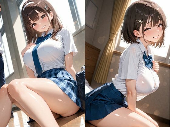制服の奥の秘密 - サンプル画像 1