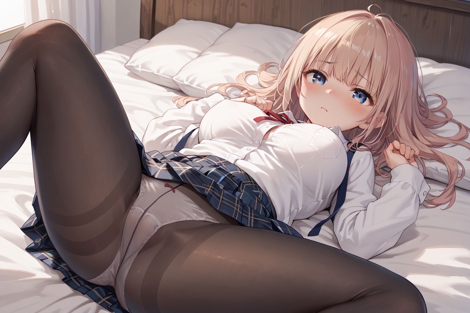 濃厚パンスト中出し - サンプル画像 1