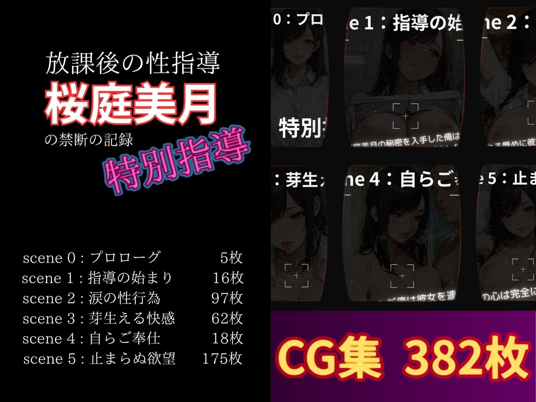 放課後の性指導 〜桜庭美月の禁断の記録-ハメ撮り - サンプル画像 1