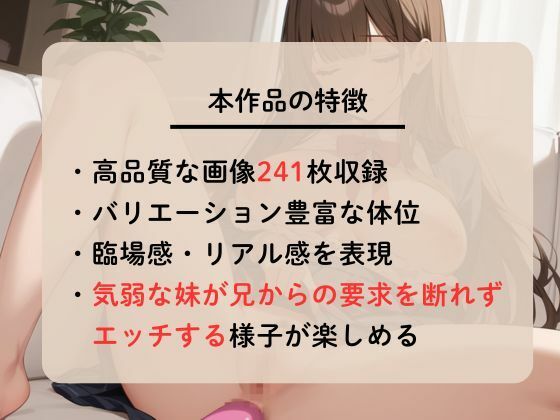 気弱な妹を説得して生ハメセックスしてやった - サンプル画像 2