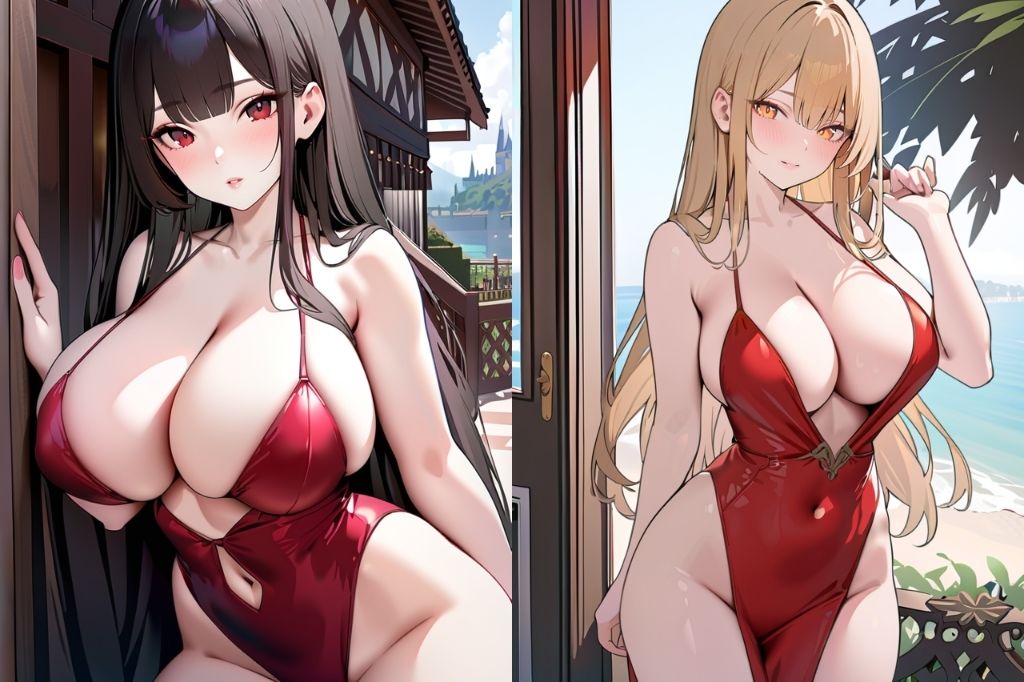 巨乳のドレス美女vol.2 - サンプル画像 4