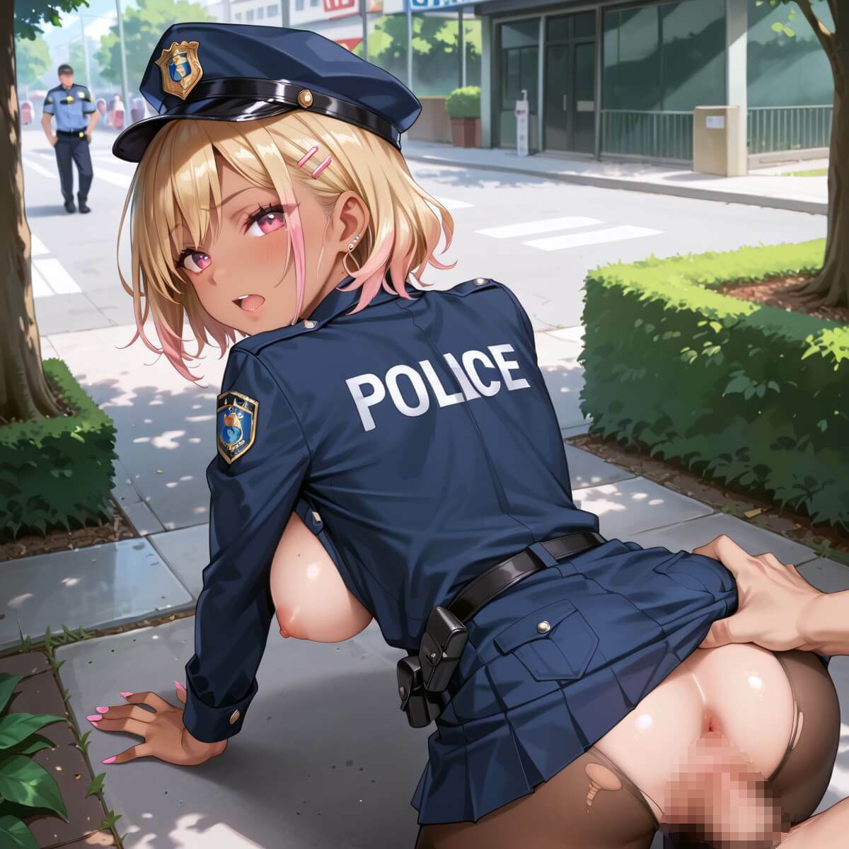 ギャル刑事、違反切符は濃厚中出しで！！エッチ大好き刑事は困っちゃう！3【厳選CG240枚収録】 - サンプル画像 2