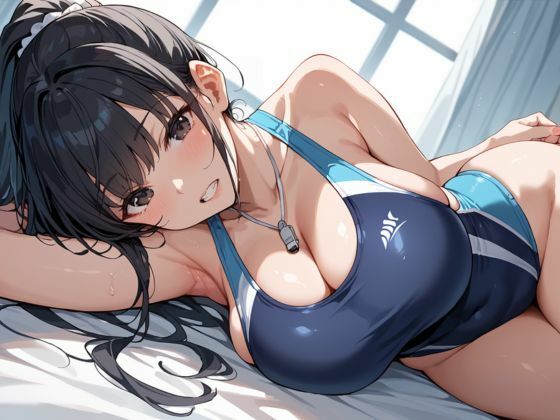 淫乱学園  水泳部の地獄の種付け合宿 - サンプル画像 2