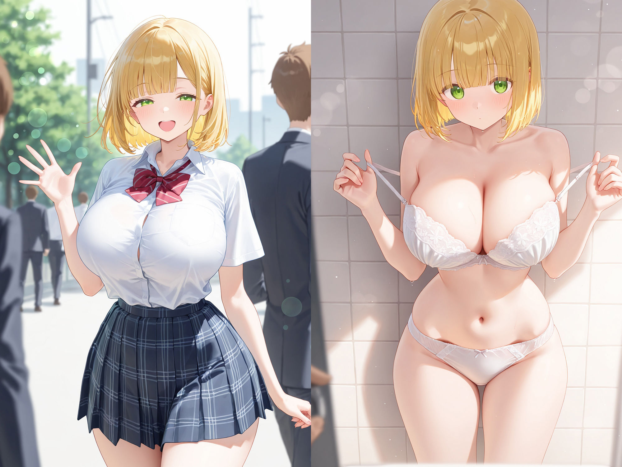 名門！ばくにゅう女子マネの性処理管理術3_ボブカット編 - サンプル画像 1