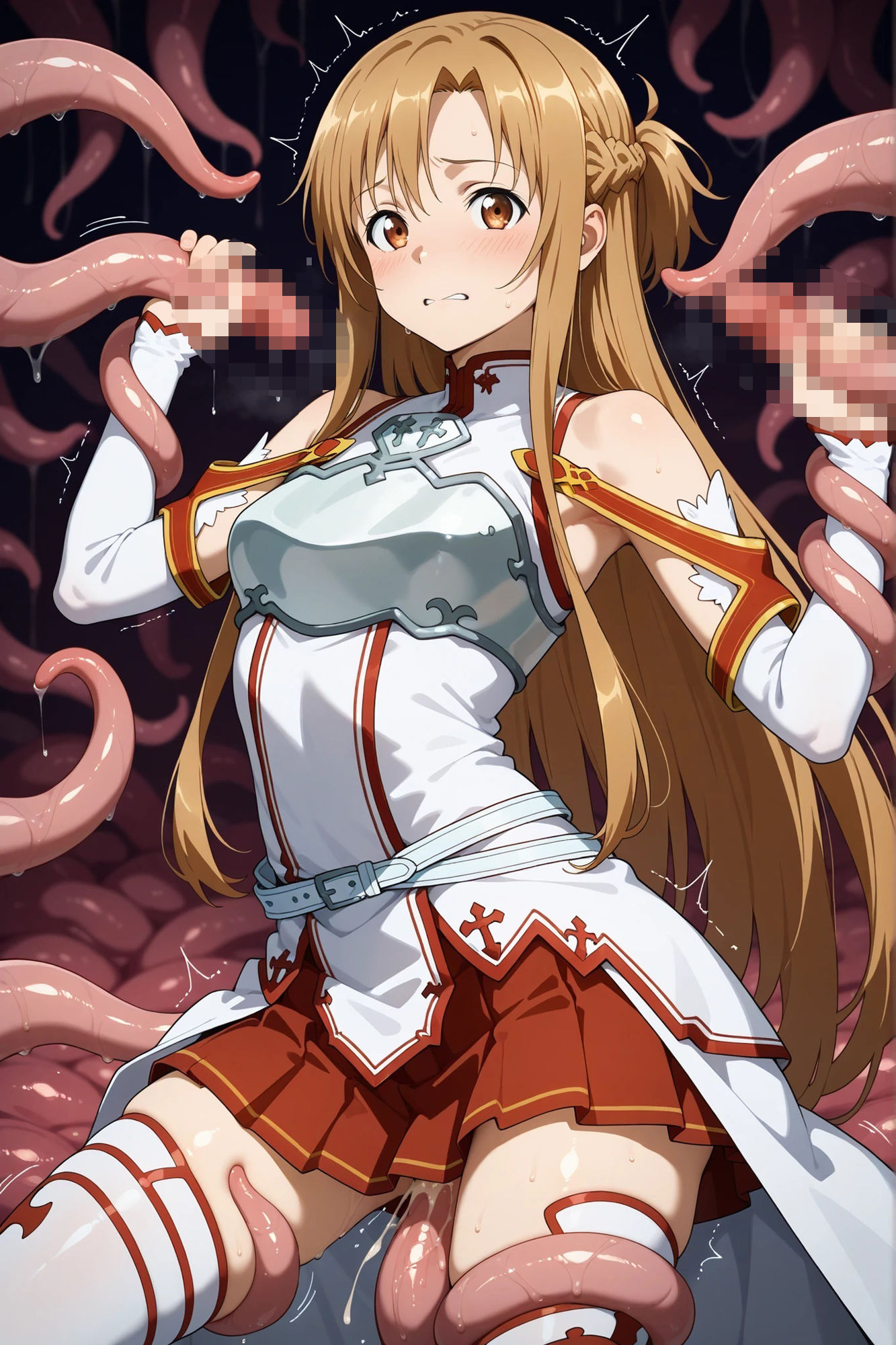 ア〇ナ  触手モンスターに襲われる - サンプル画像 2