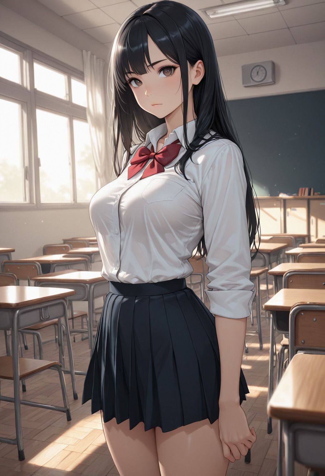クールJ●。勃起乳首がエロイ - サンプル画像 1