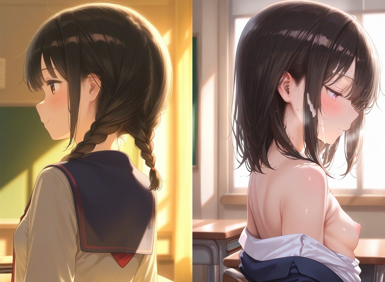 ちっぱい少女の学園性活  500枚 - サンプル画像 5