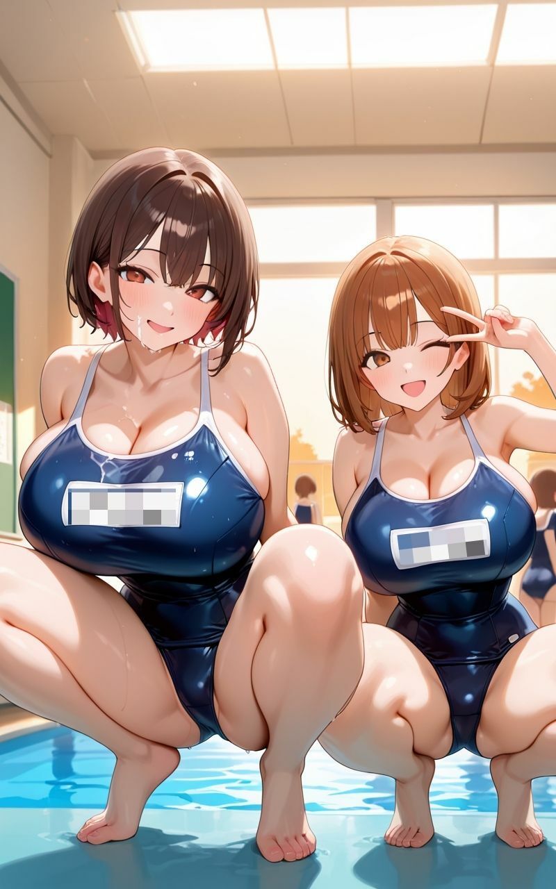 どきどき  更衣室をちょっと覗いただけなのにお着替え中の女子たちに見つかってヌレヌレマ〇コでおもてなしされちゃった件 - サンプル画像 9