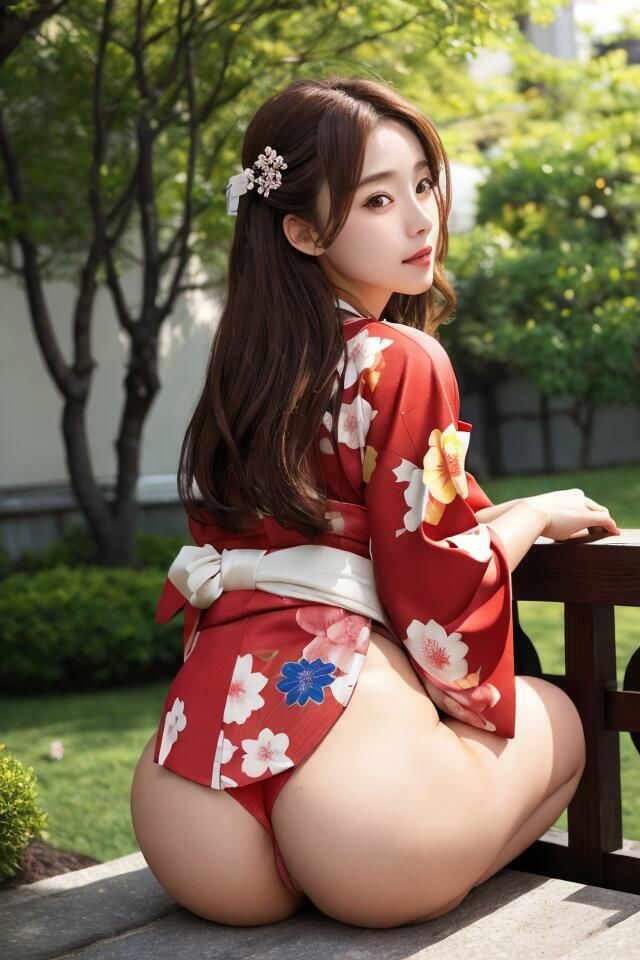 京都で見つけた  きもの美人（2）  ゆいな  しの  ほのか  ゆず  400枚超のAI着物美人写真集 - サンプル画像 5