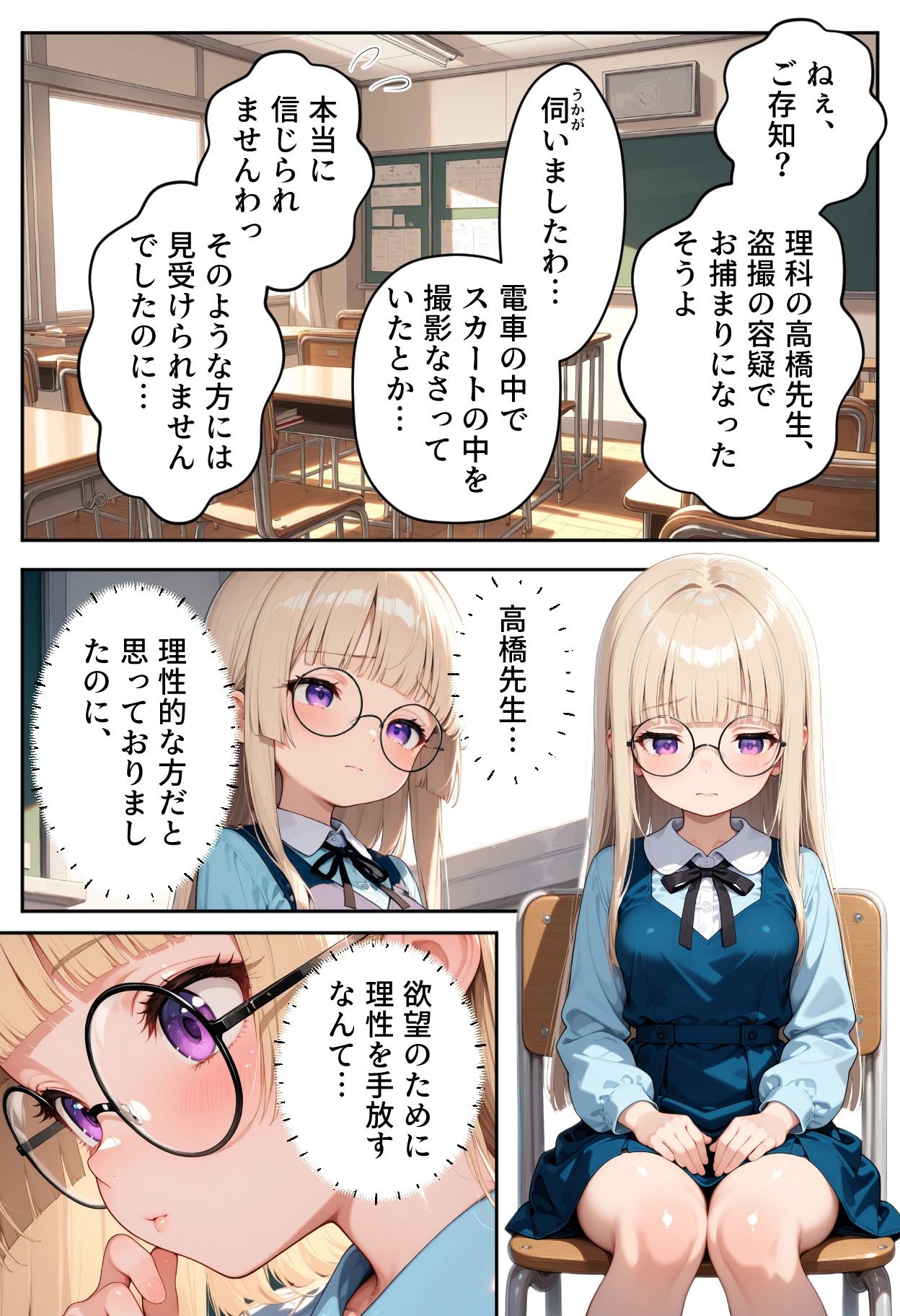 お嬢様は理性を守れない - サンプル画像 1