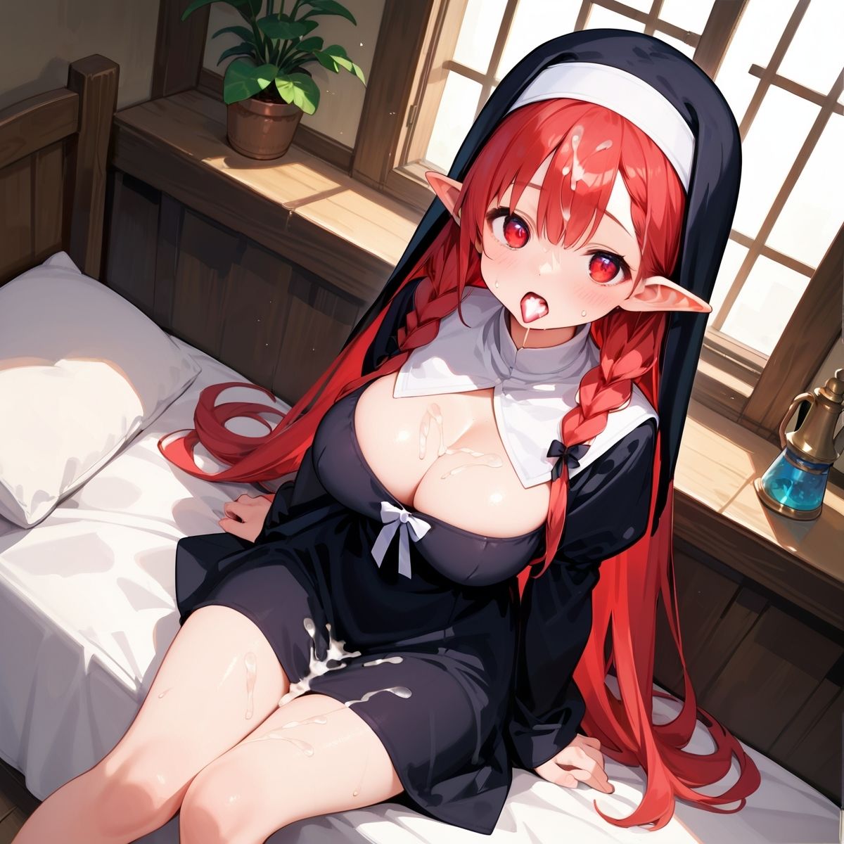 巨乳エルフに大量中出し！〜背徳のシスター編〜 Vol.9 - サンプル画像 6