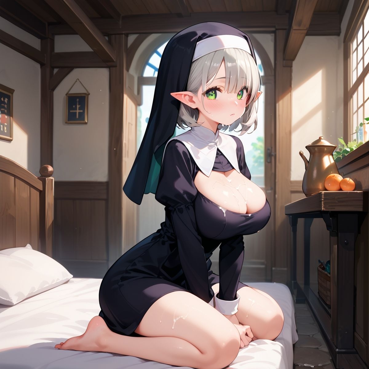 巨乳エルフに大量中出し！〜背徳のシスター編〜 Vol.11 - サンプル画像 6