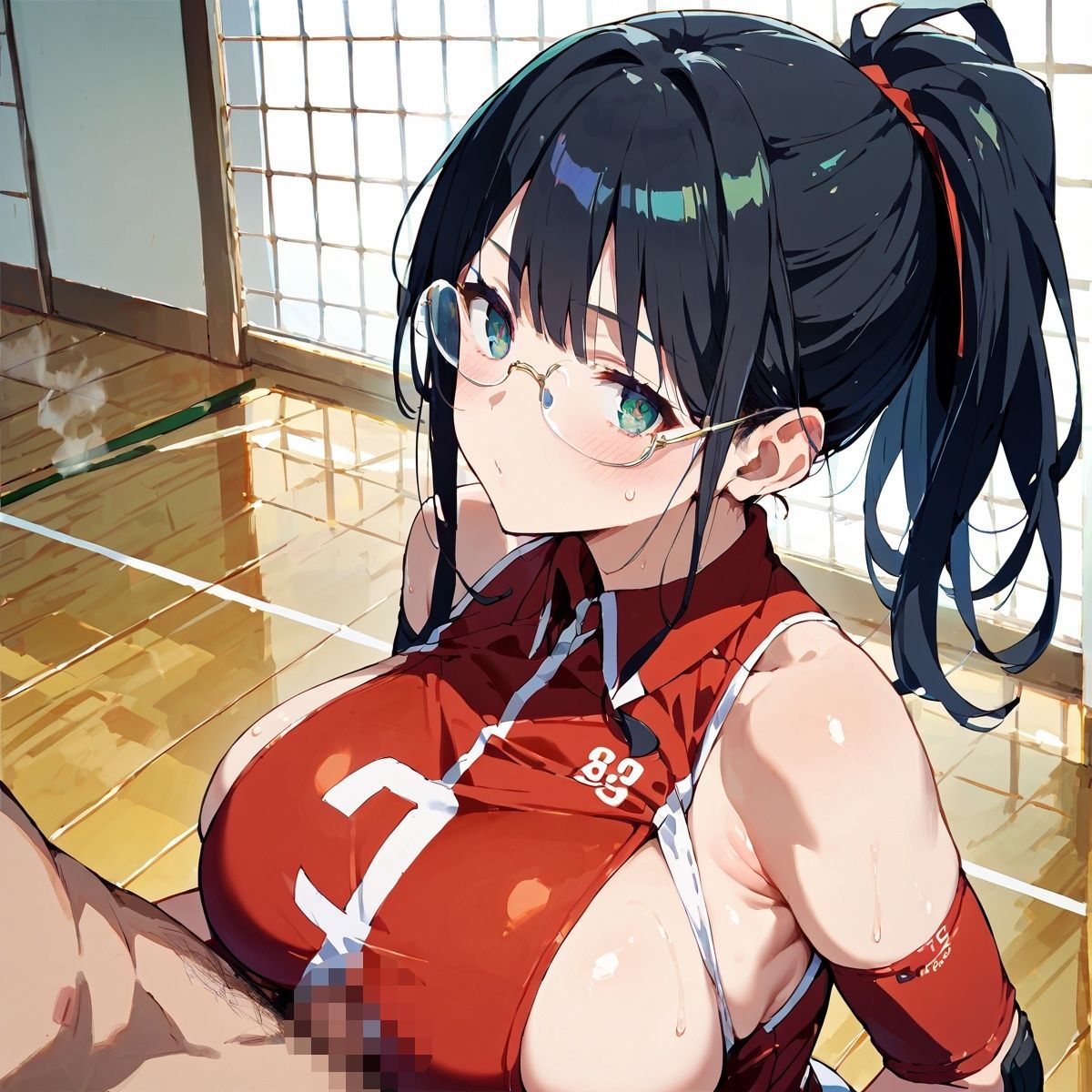 爆乳むちむちバレー部彼女！【厳選418枚収録】Vol.6 - サンプル画像 1