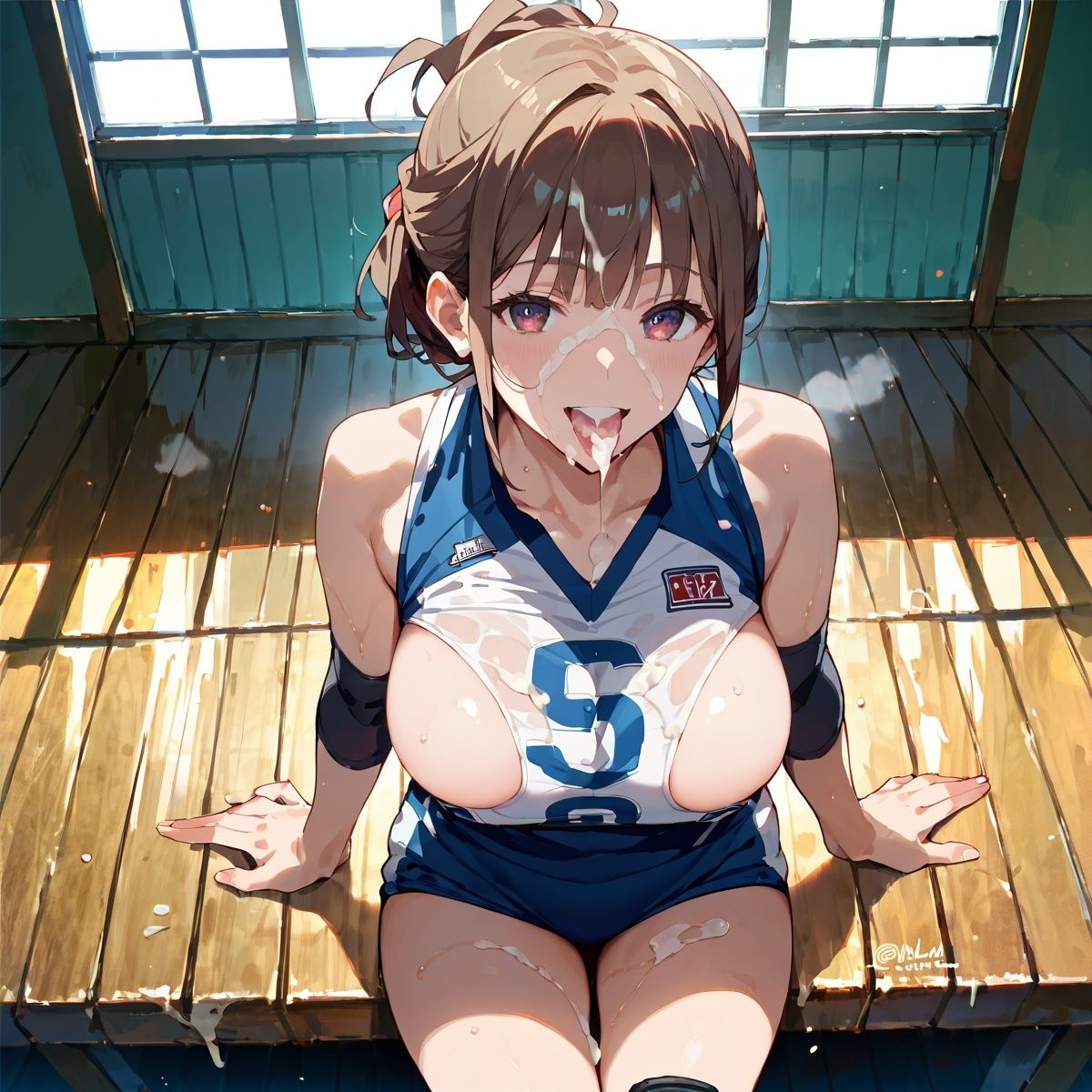 爆乳むちむちバレー部彼女！【厳選418枚収録】Vol.6 - サンプル画像 5