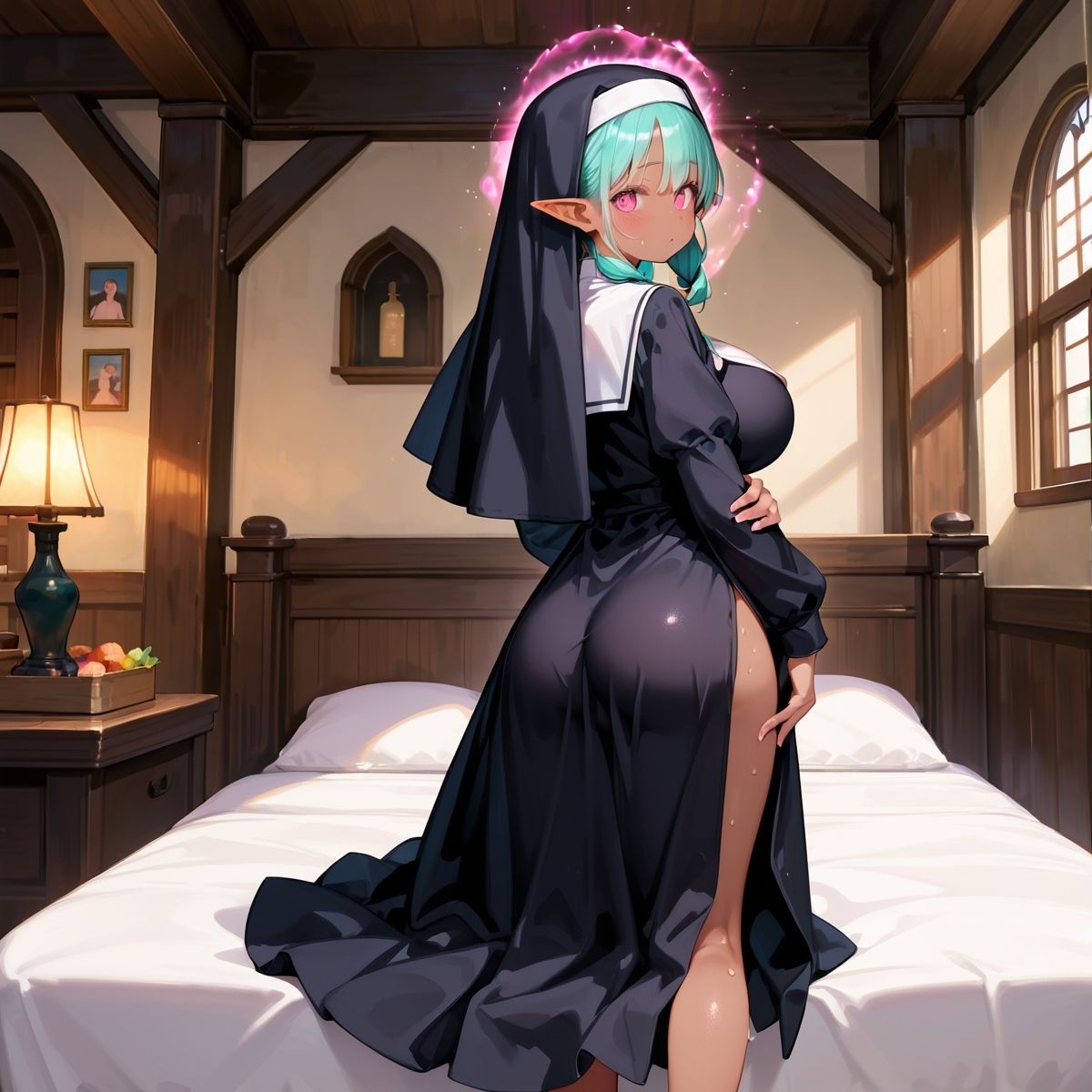 巨乳エルフに大量中出し！〜背徳のシスター編〜 Vol.13 - サンプル画像 4