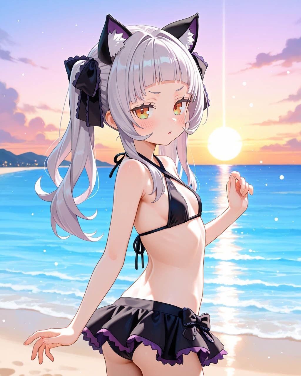 シ〇ンちゃんと浜辺でデートそして… - サンプル画像 2