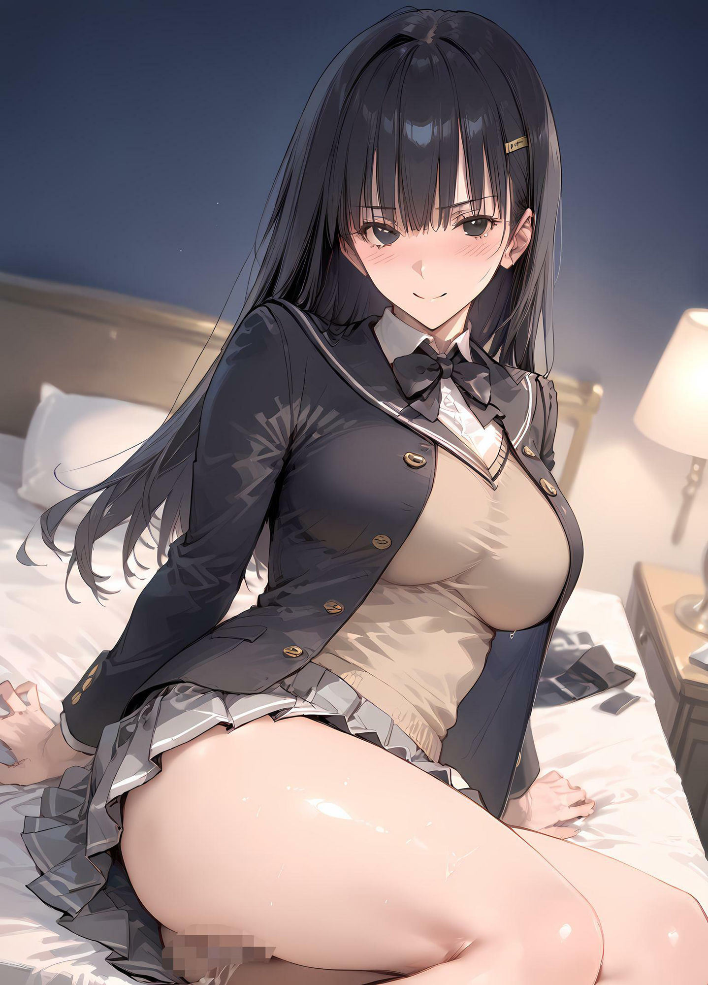 綾辻●さんと制服・スク水でドチャクソはらませ性交 - サンプル画像 1