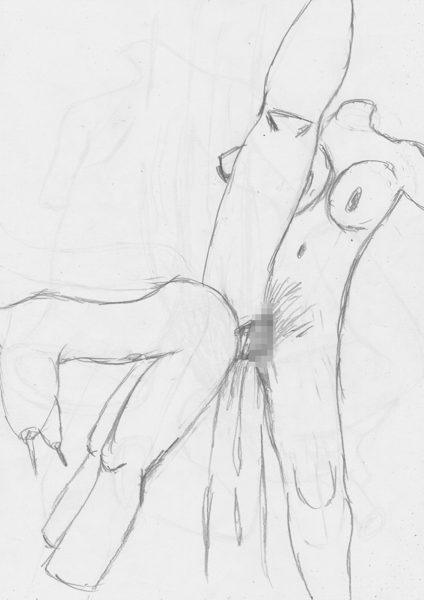 黒よりも黒い黒戯絵集「マネキンポーズ2」 - サンプル画像 5