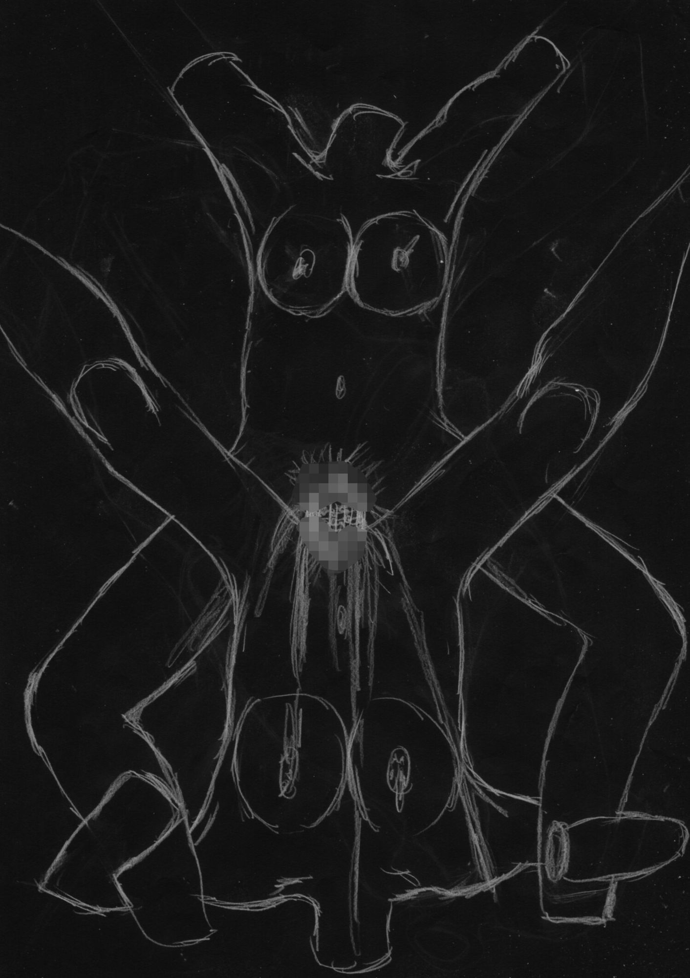 黒よりも黒い黒戯絵集「マネキンポーズ2」 - サンプル画像 10