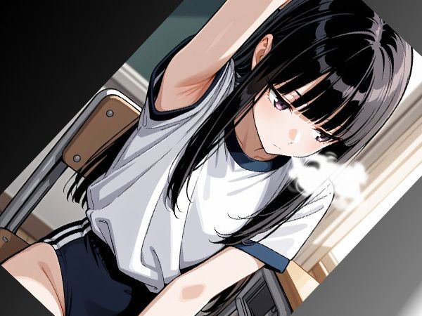 神ブルマ汗だく密着いたずら羞恥ぷれい - サンプル画像 2