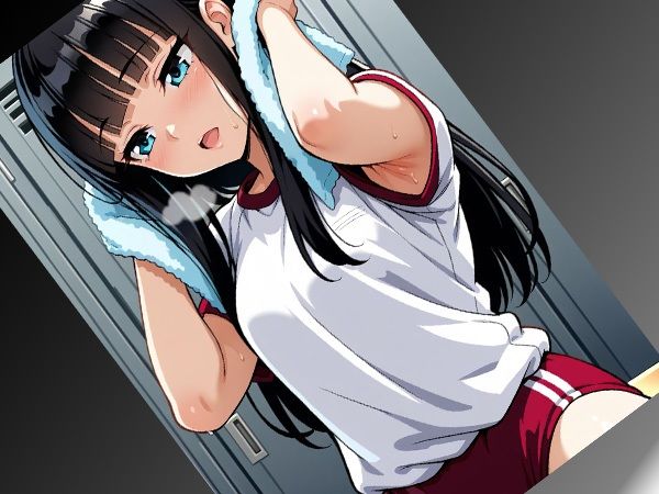 神ブルマ汗だく密着いたずら羞恥ぷれい - サンプル画像 3