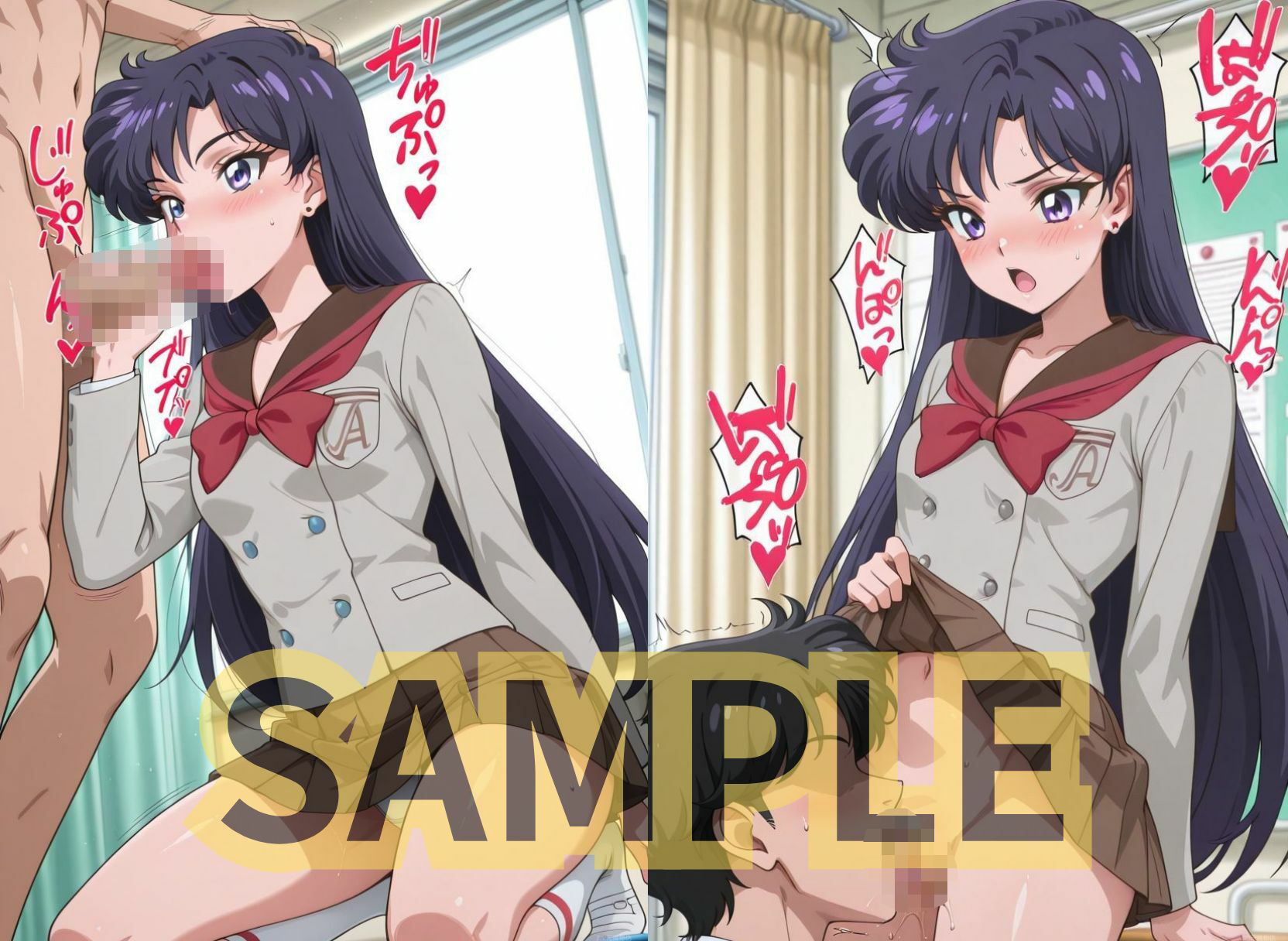 セーラー美少女の日常はクラスメイトの性処理係、このおま○こが月にかわってご褒美よっ - サンプル画像 7