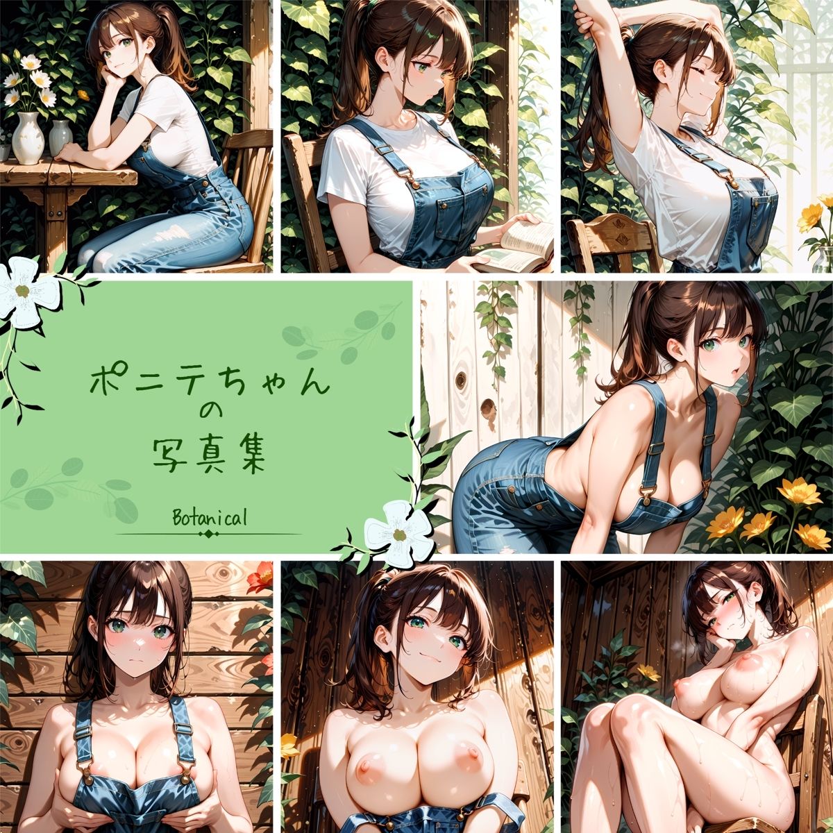 ポニテちゃんの写真集-Botanical- - サンプル画像 1