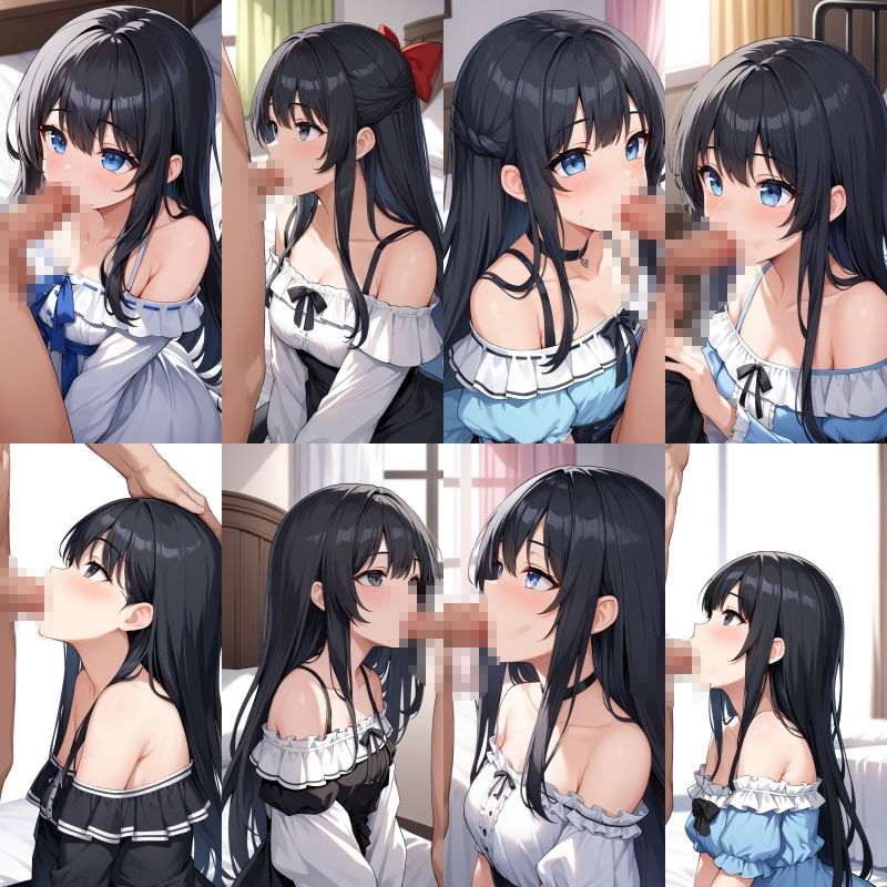 フリフリドレスの推しに中だししてフェラしてもらった【500枚】 - サンプル画像 9