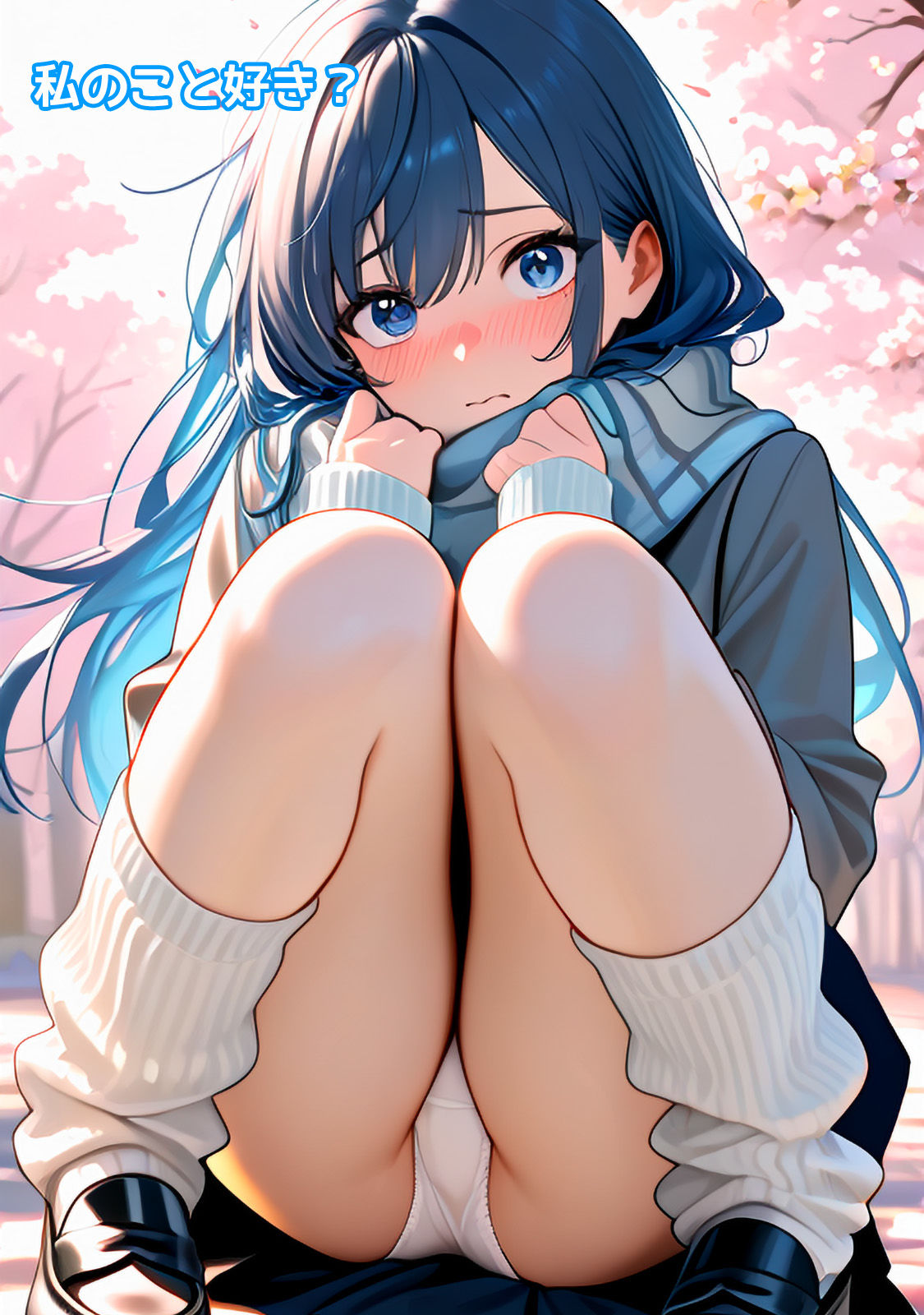 ルーズソックスとパンチラは正義 - サンプル画像 1