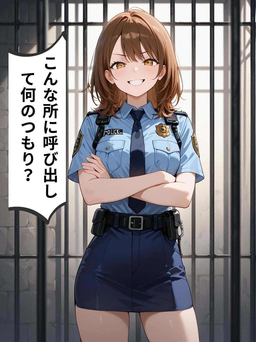生意気女警官に監禁調教 - サンプル画像 1