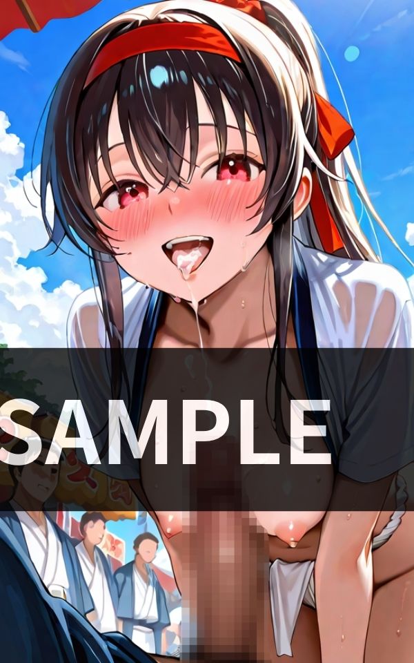 ぶっかけ祭り〜褌女たちの精液祈願〜 - サンプル画像 5