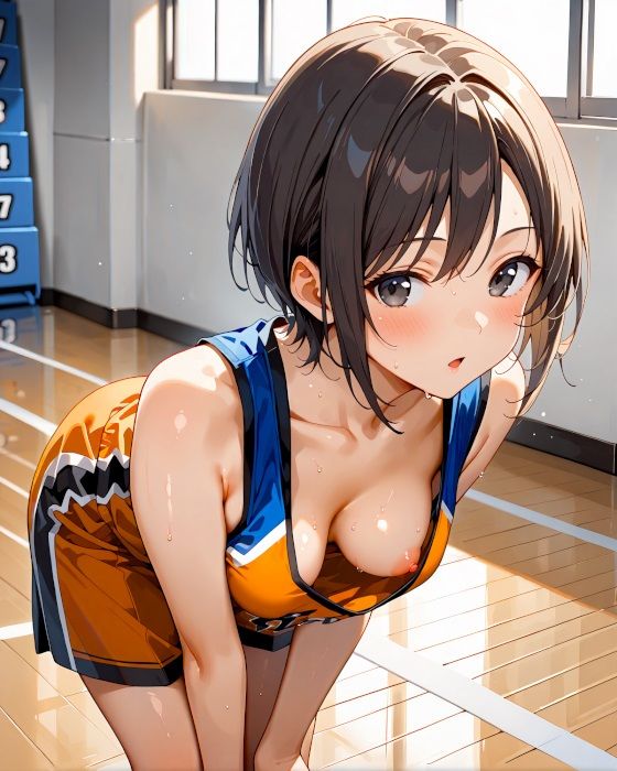 ユニフォームの下の秘密 ─ バスケ少女編 - サンプル画像 2