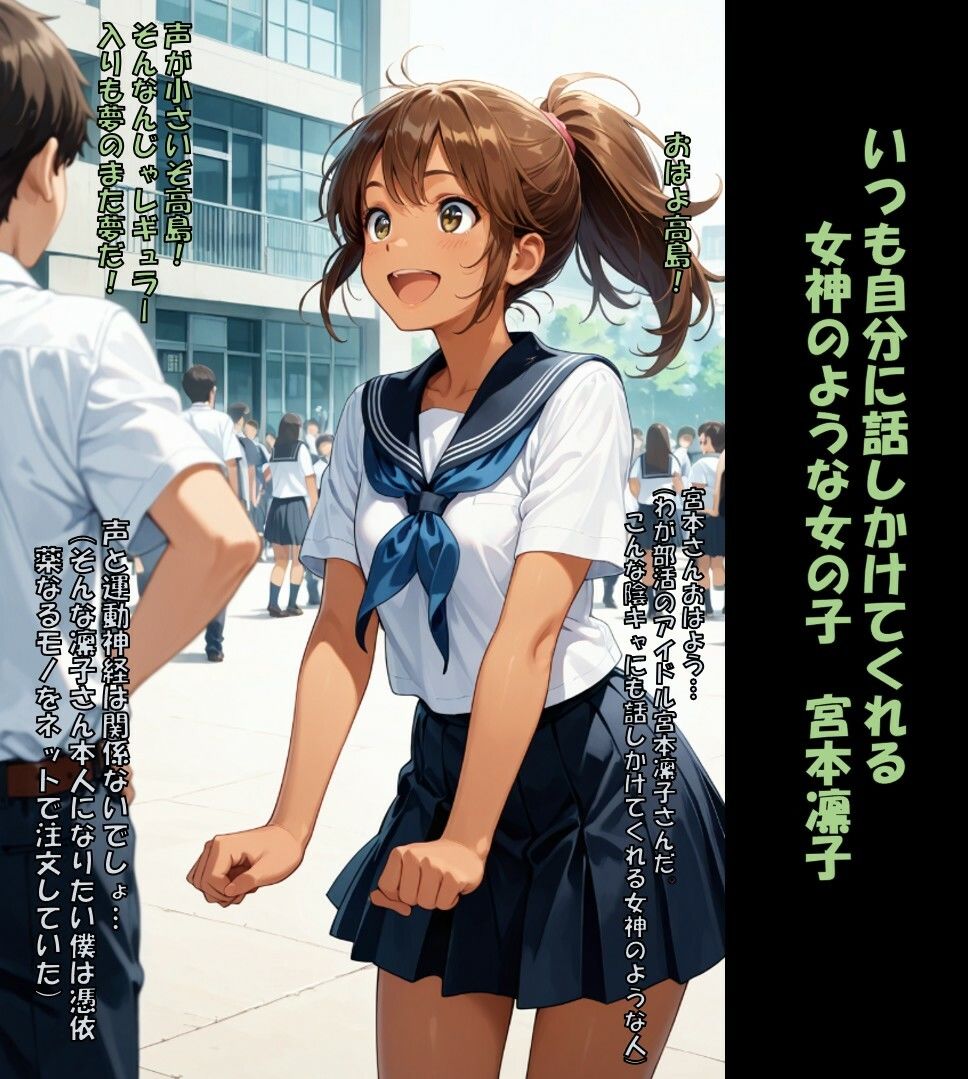 【人格射精】好きな娘の身体乗っ取って人格排泄 人生横取りして幸せになる弱男の話【ダーク】 - サンプル画像 1