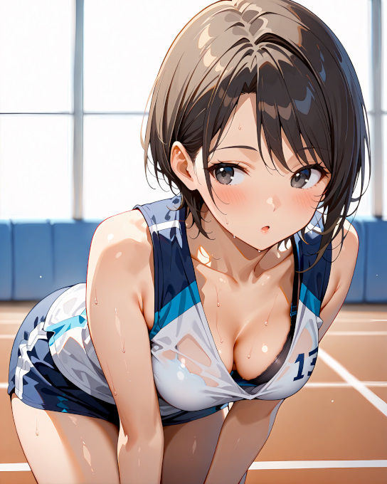 ユニフォームの下の秘密 -バレー女子編- - サンプル画像 2