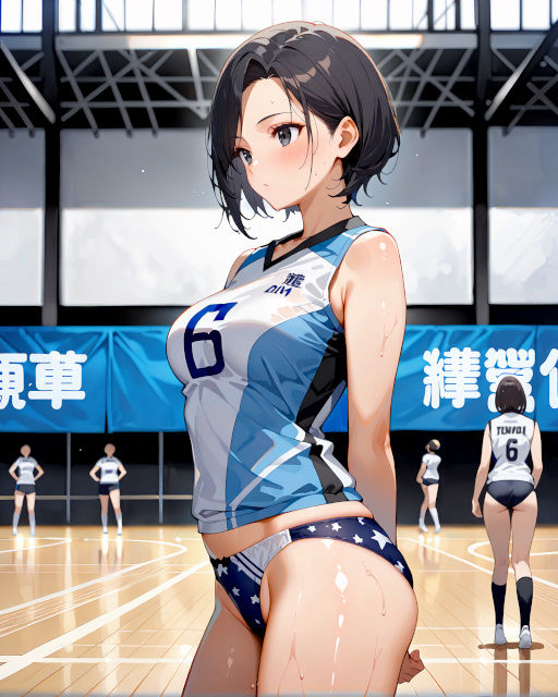 ユニフォームの下の秘密 -バレー女子編- - サンプル画像 4