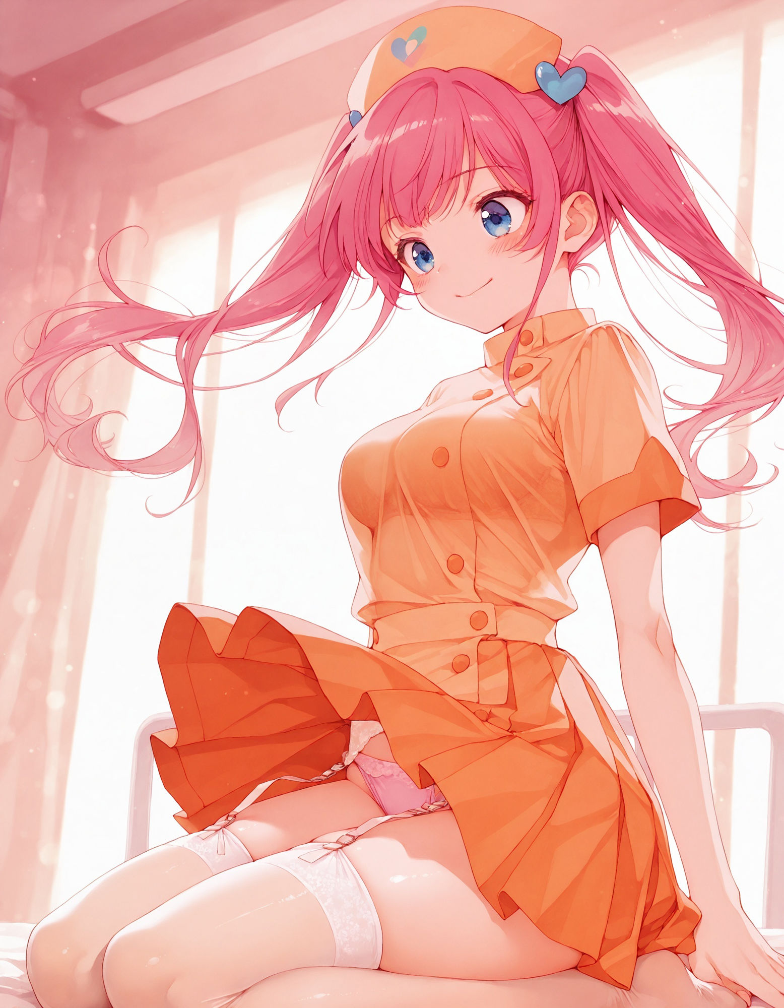 紫〇寺謳華のパンチラ〜ナース服編〜 - サンプル画像 8