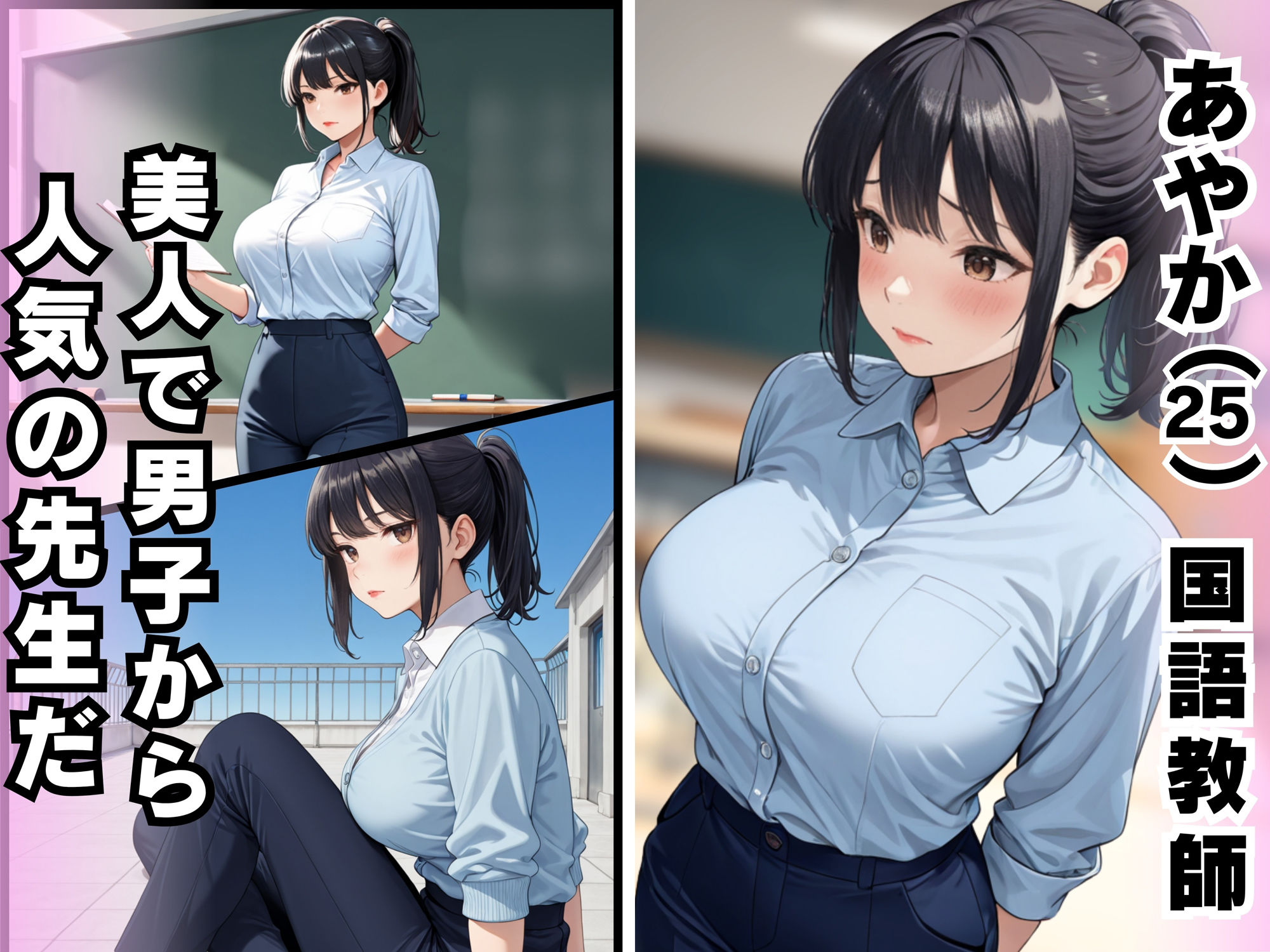淫乱教師のハメ撮り流出 スマホを忘れただけなのに・・・〜あやか（25）の場合〜 - サンプル画像 1