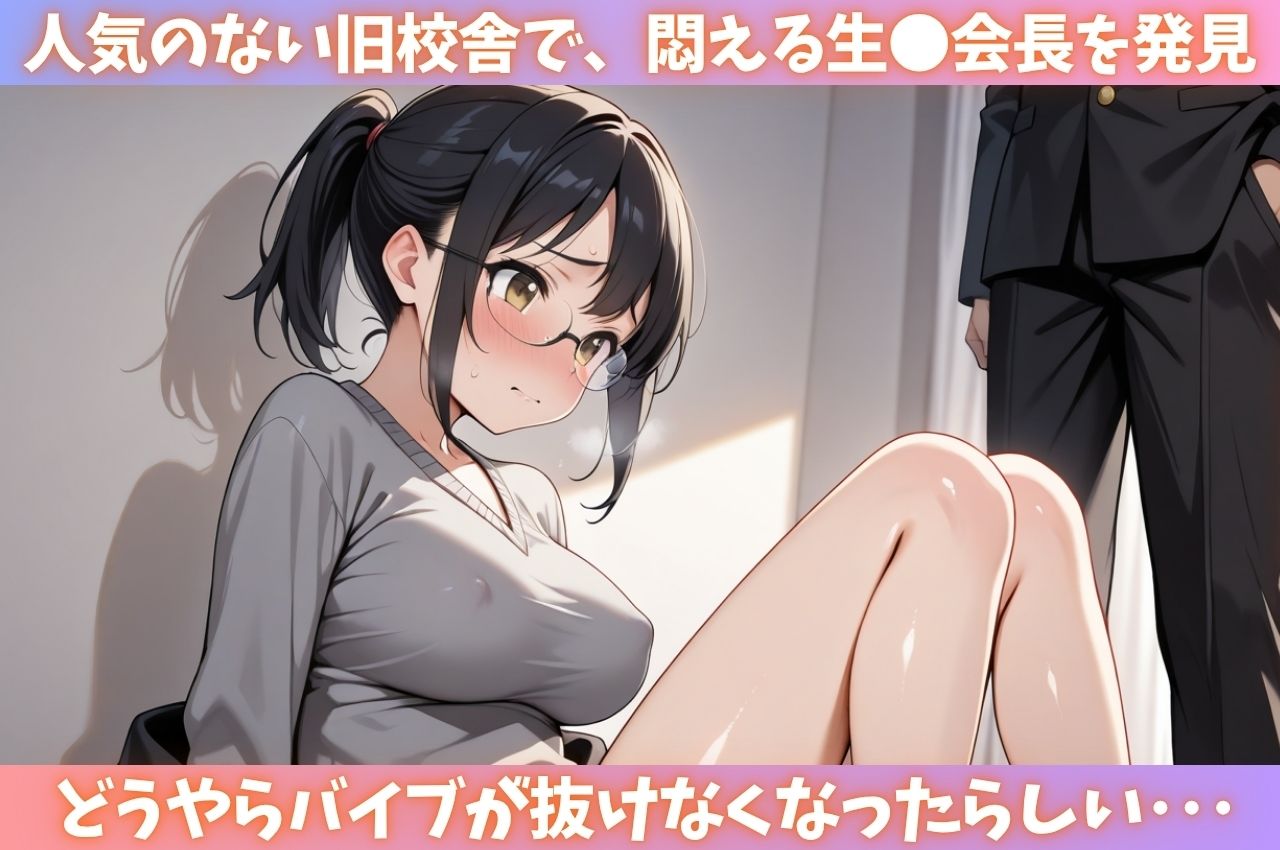 ムカつく生〇会長の極太バイブが抜けなくなったらしい - サンプル画像 1