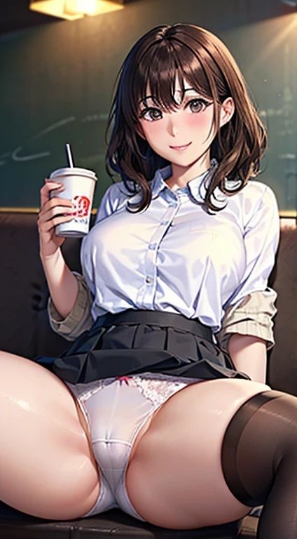 OL彼女高級喫茶デートパンチラ画像集 - サンプル画像 6